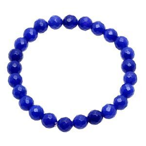 Pilgrim Skanderborg Blue Bead Stretch Bracelet